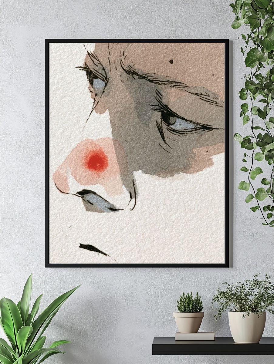 Surreal Number 47 Illustration Poster. — room view 4