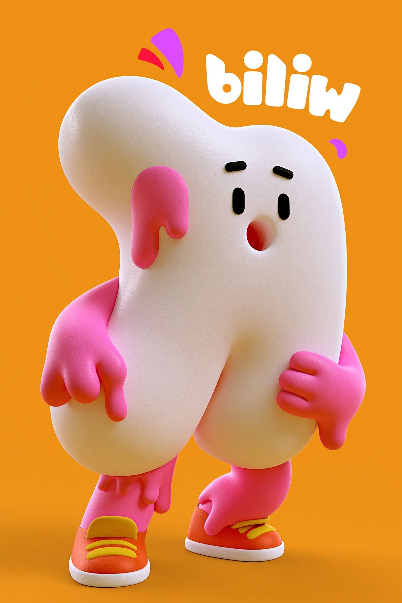 Biliw Character Illustration Poster. poster — illustration art