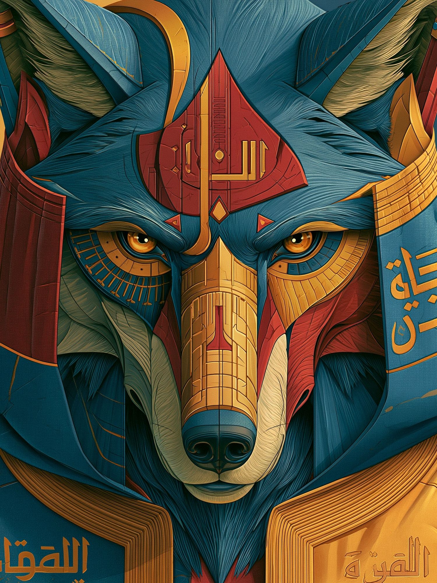 Anubis Egyptian Deity Poster. poster — illustration art