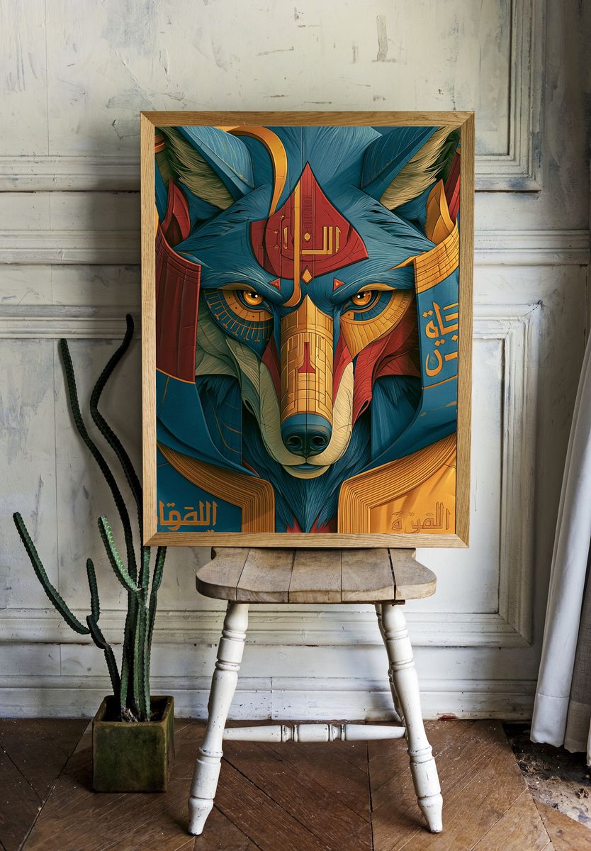 Anubis Egyptian Deity Poster. — room view 1