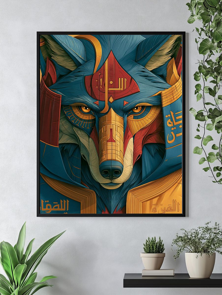 Anubis Egyptian Deity Poster. — room view 4