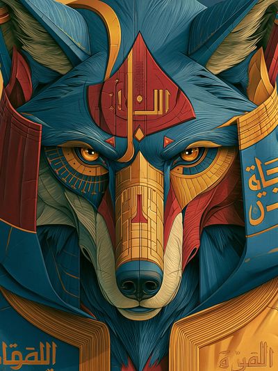 Anubis Egyptian Deity Poster. poster