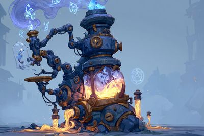 Arcane Alchemy Machine Print.