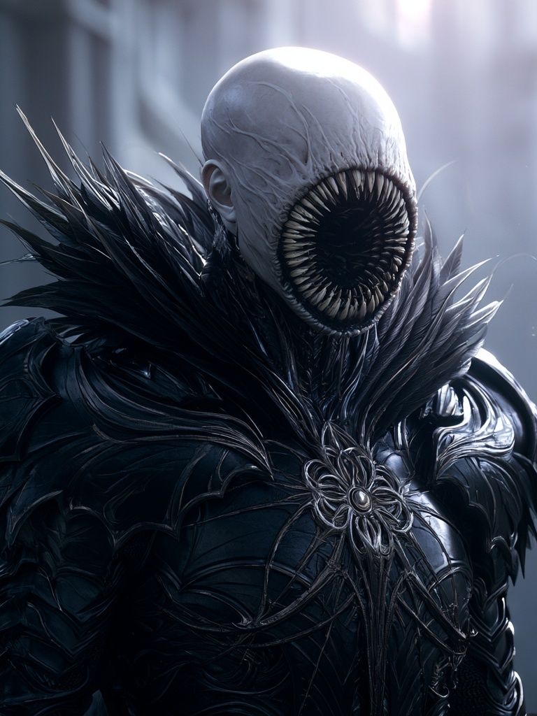 Dark Fantasy Creature Illustration Poster. poster — illustration art