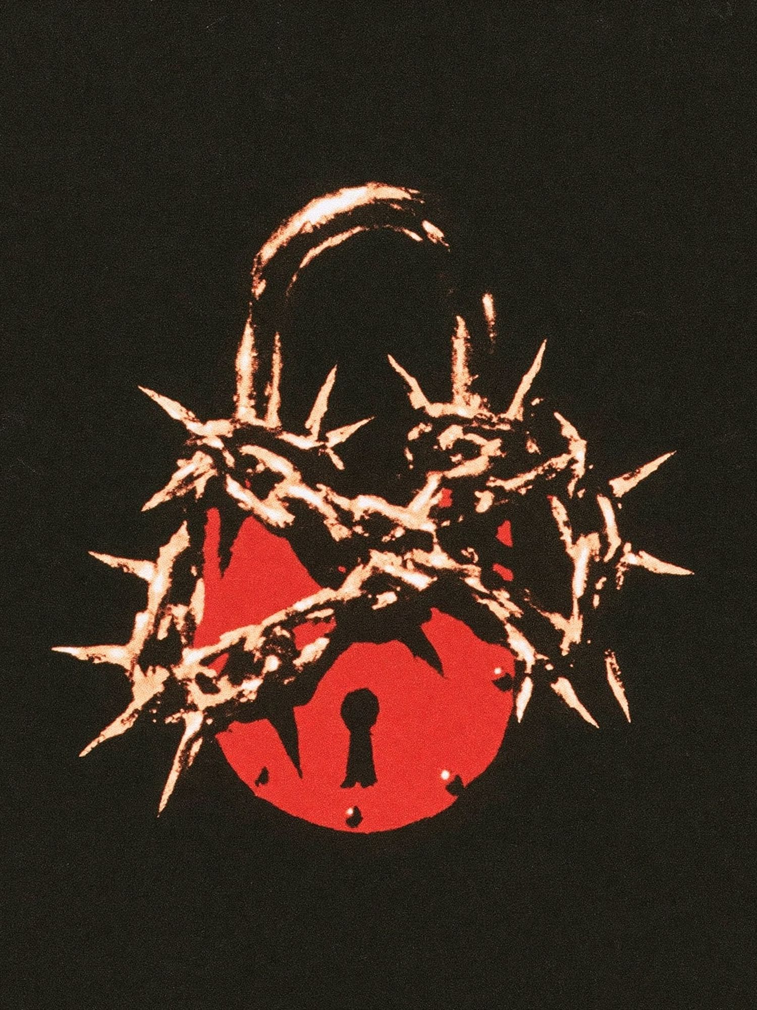 Spiked Padlock Illustration Poster. poster — illustration art