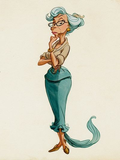 Elegant Woman Illustration Poster. poster