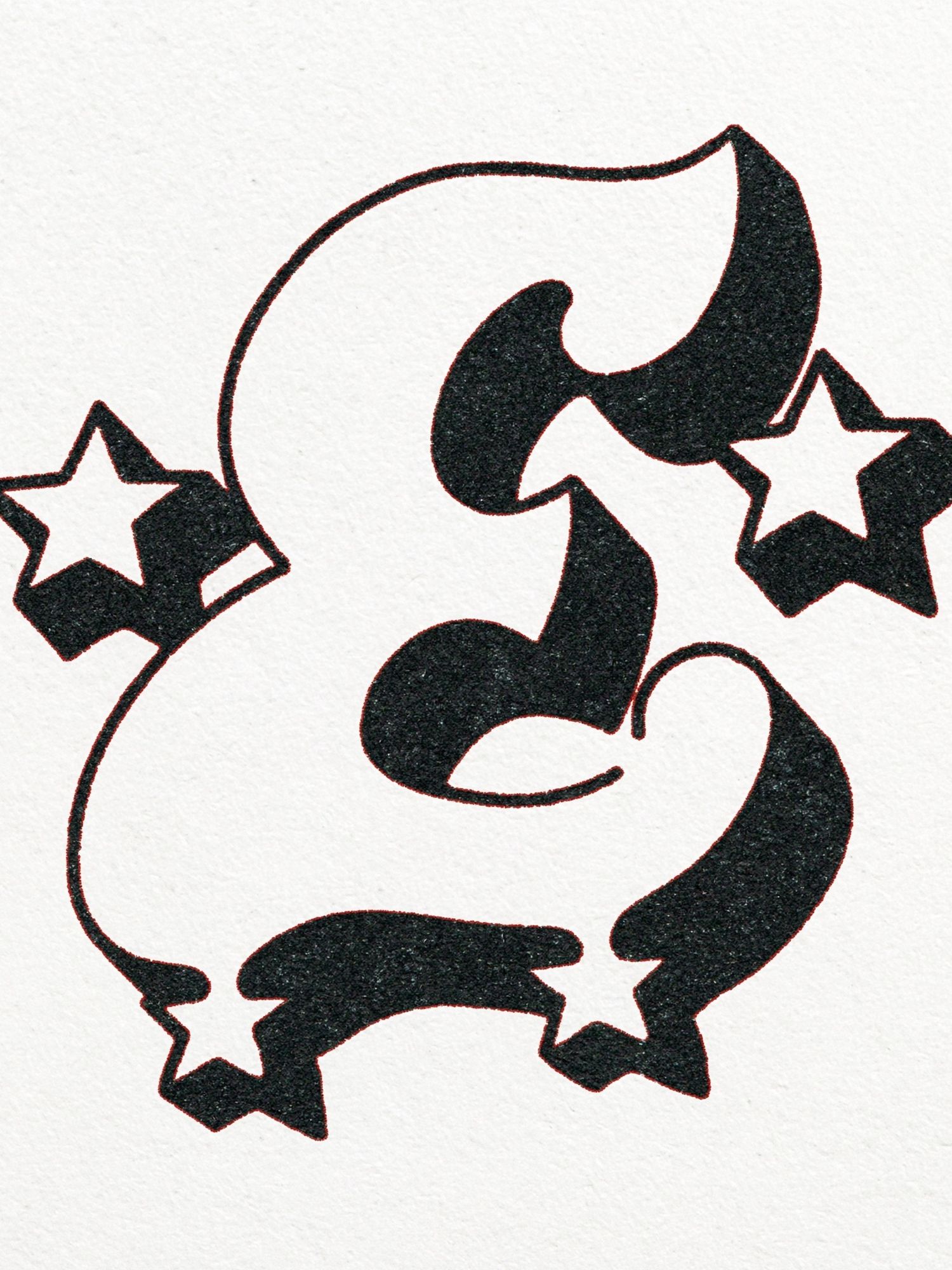 Starry Abstract Face Poster. poster detail