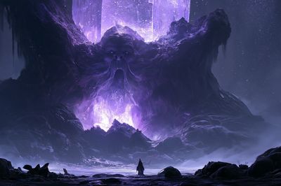 Cosmic Giant Digital Art Poster. poster