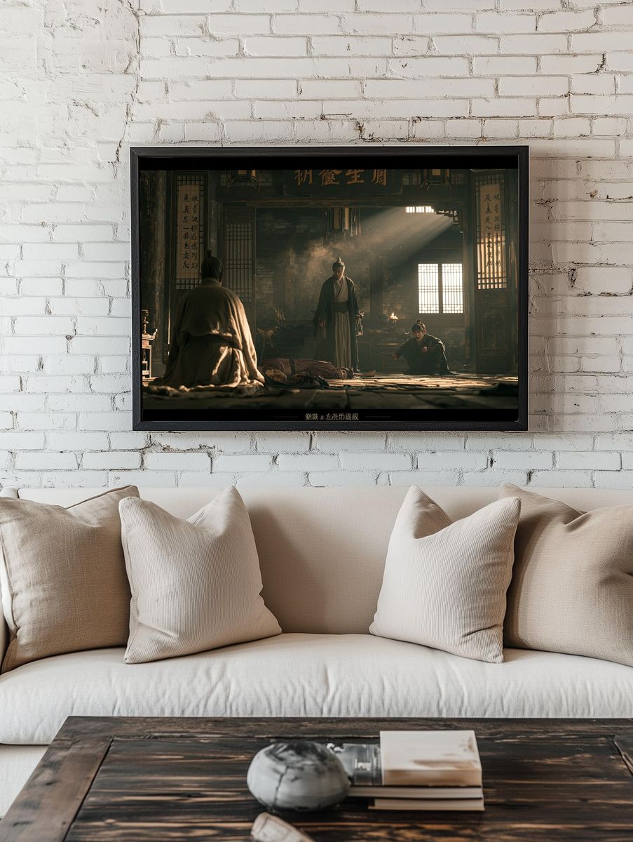 Ancient Martial Hall — Cinematic Print. — room view 1