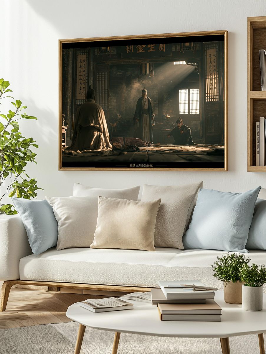 Ancient Martial Hall — Cinematic Print. — room view 2