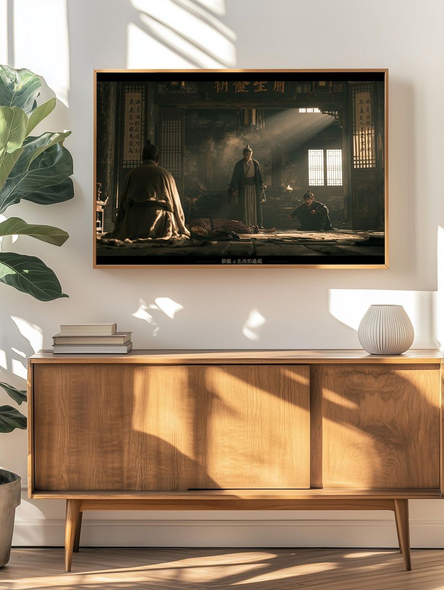 Ancient Martial Hall — Cinematic Print. — room view 3