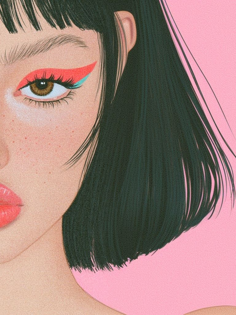 Pop Art Portrait Poster. poster detail