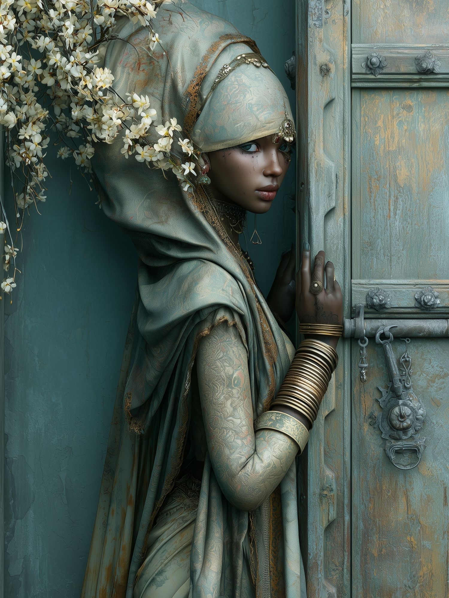 Mystic Doorway Portrait Print. poster detail