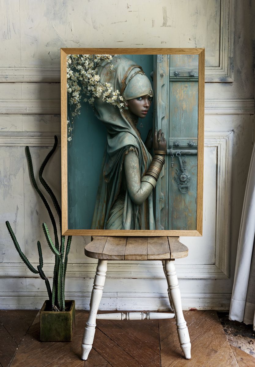 Mystic Doorway Portrait Print. — room view 1