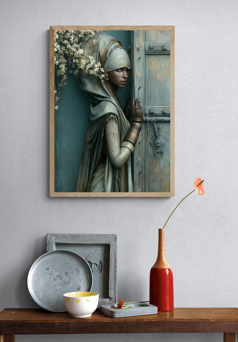 Mystic Doorway Portrait Print. — room view 3
