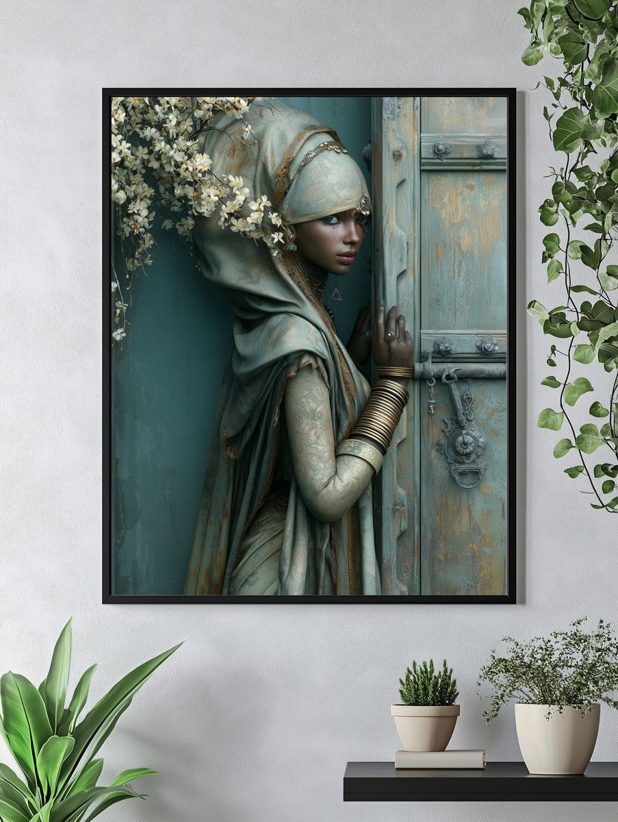 Mystic Doorway Portrait Print. — room view 4