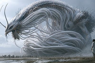 Mythic Serpent Sky Poster.
