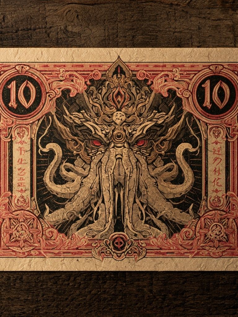 Eldritch Octopus Tarot Poster. poster — illustration art