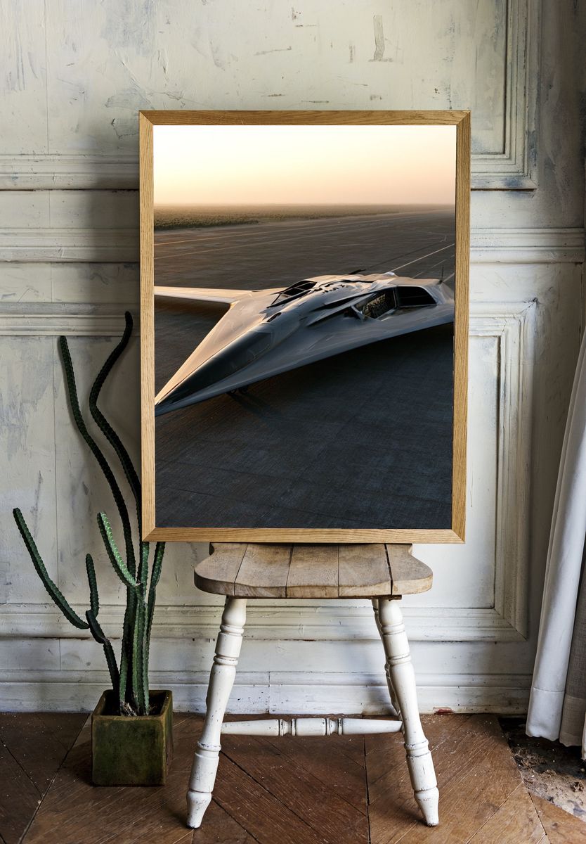 Art Nouveau Woman Portrait Print. room preview
