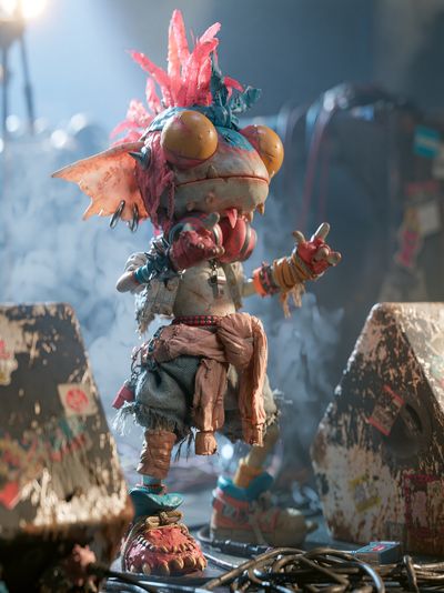 Punk Creature Digital Art Print.