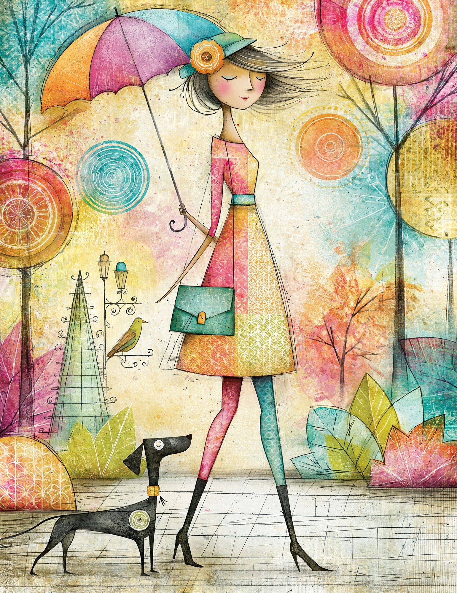 Rousseau mobile wallpaper, phone background. poster detail