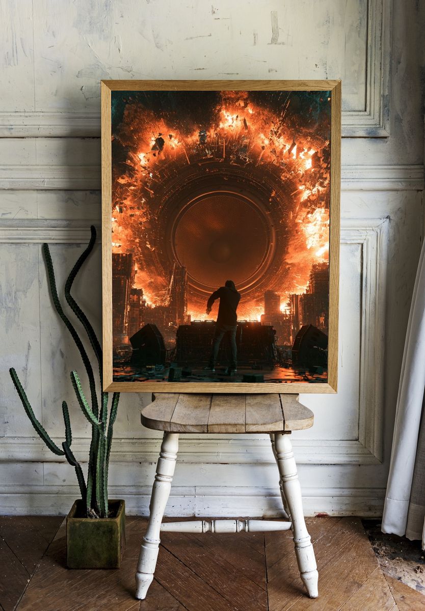Apocalyptic Speaker Portal Poster. room preview