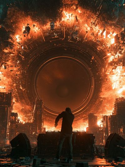 Apocalyptic Speaker Portal Poster.