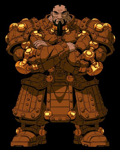 Armored Warrior Digital Art Poster. poster