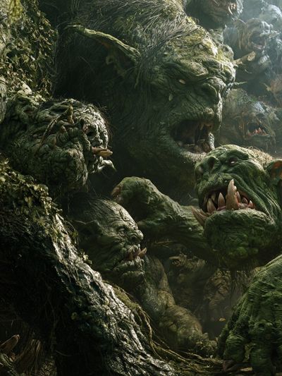 Orc Horde Fantasy Illustration Poster.