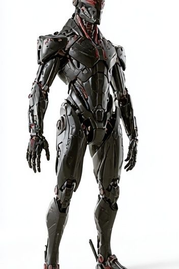 Cybernetic Android Sci-Fi Poster. poster — illustration art