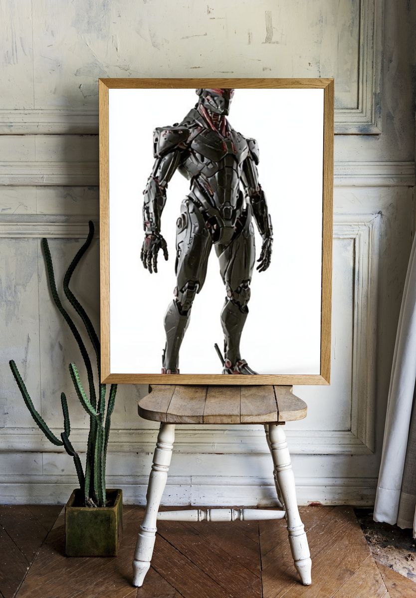 Cybernetic Android Sci-Fi Poster. — room view 1