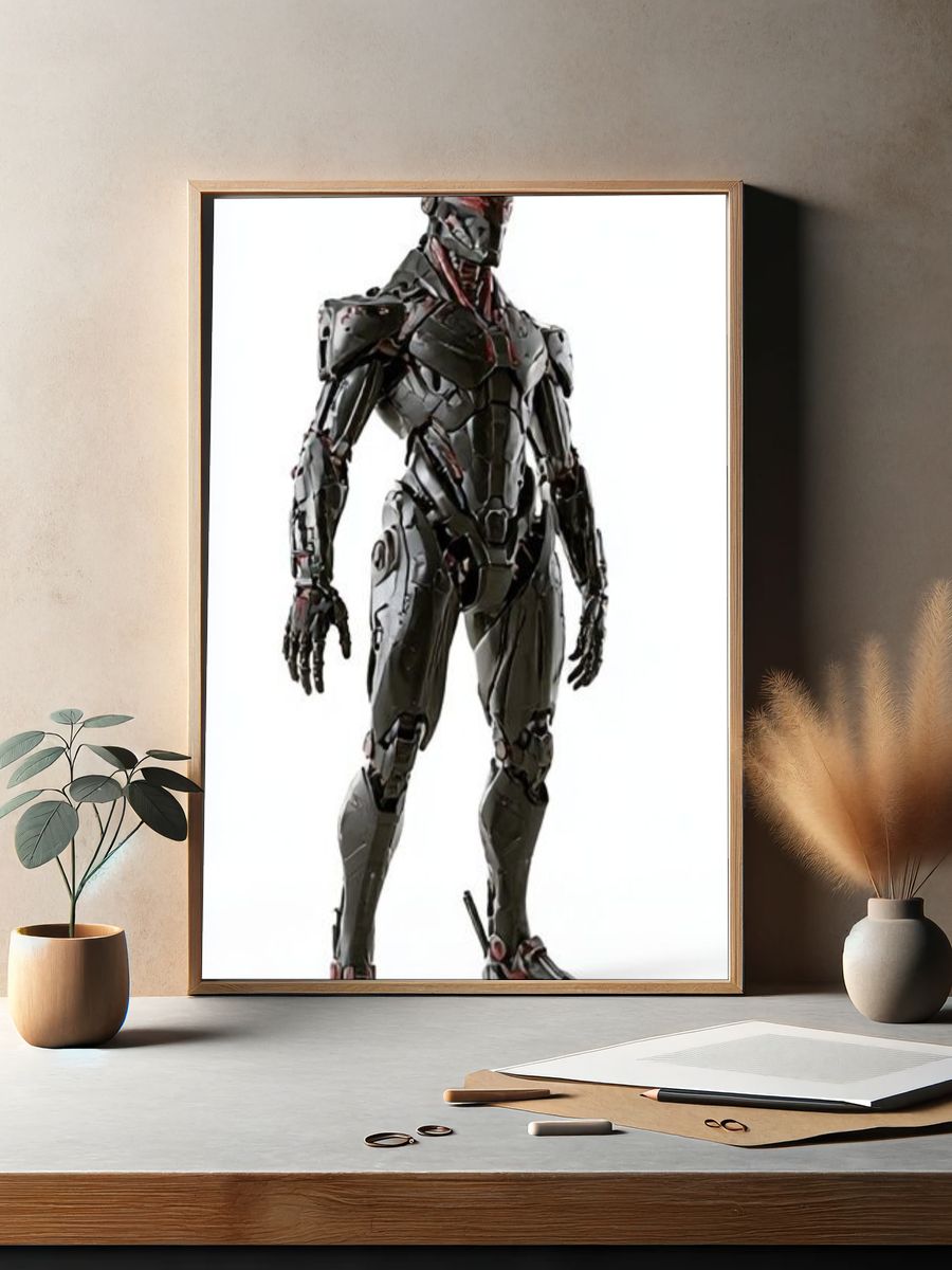 Cybernetic Android Sci-Fi Poster. — room view 2