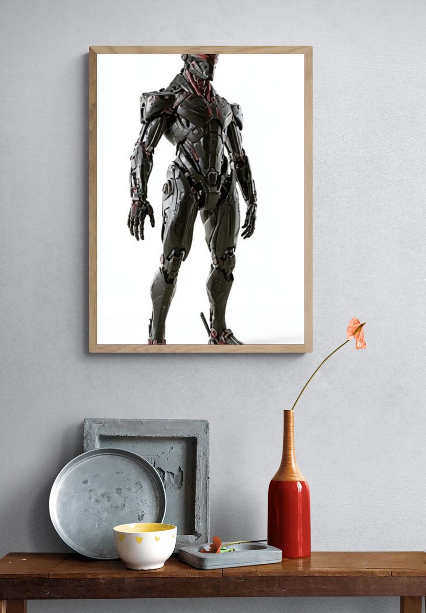Cybernetic Android Sci-Fi Poster. — room view 3