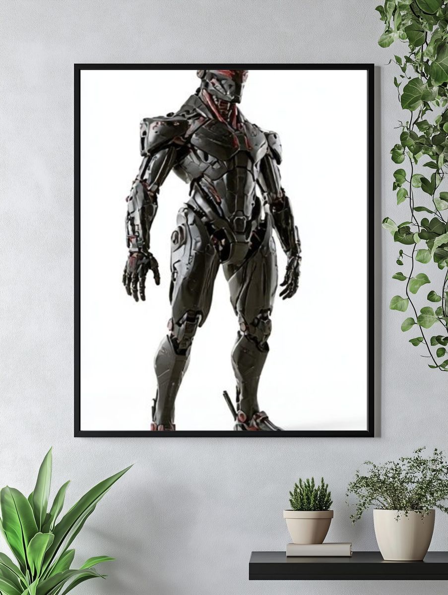 Cybernetic Android Sci-Fi Poster. — room view 4