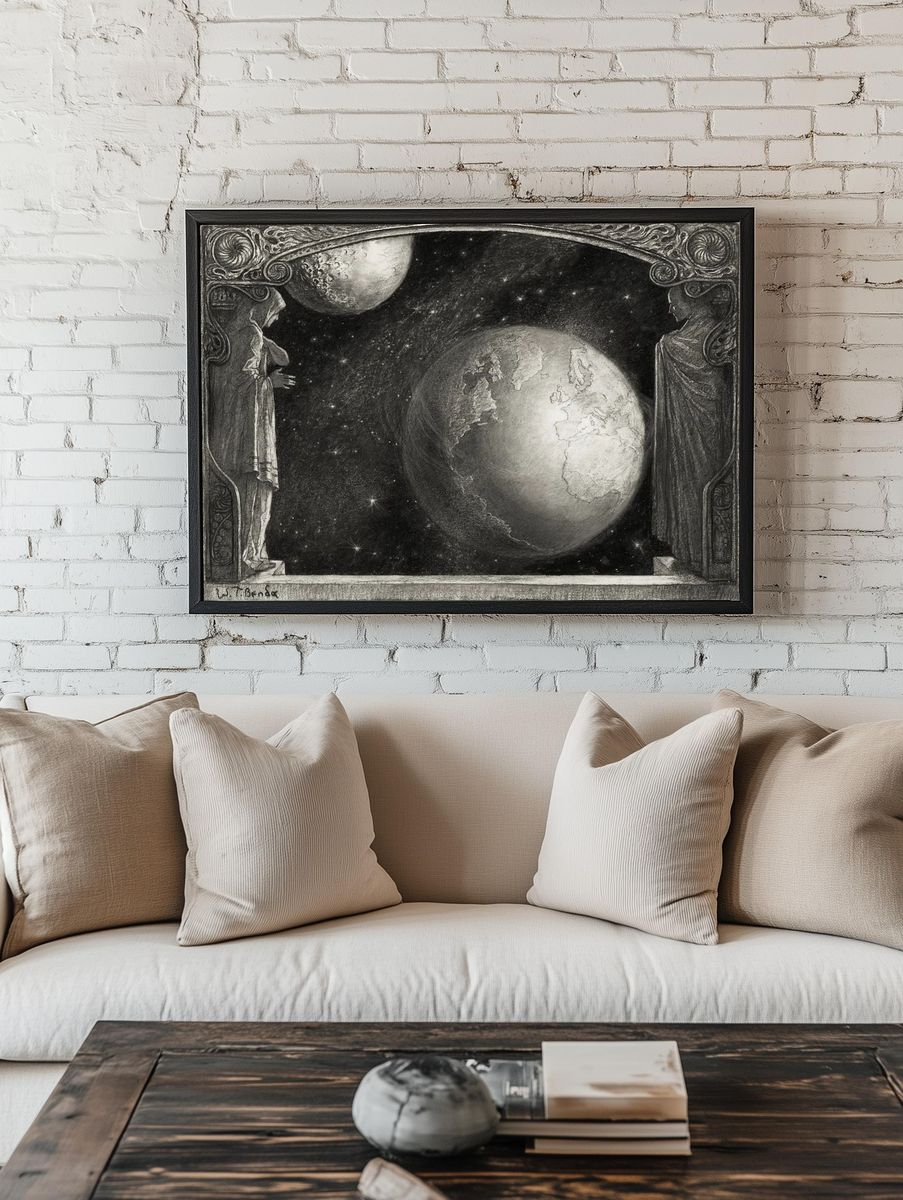 Earth Milky Way moon (1918). — room view 1
