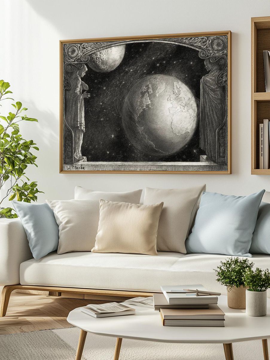 Earth Milky Way moon (1918). — room view 2