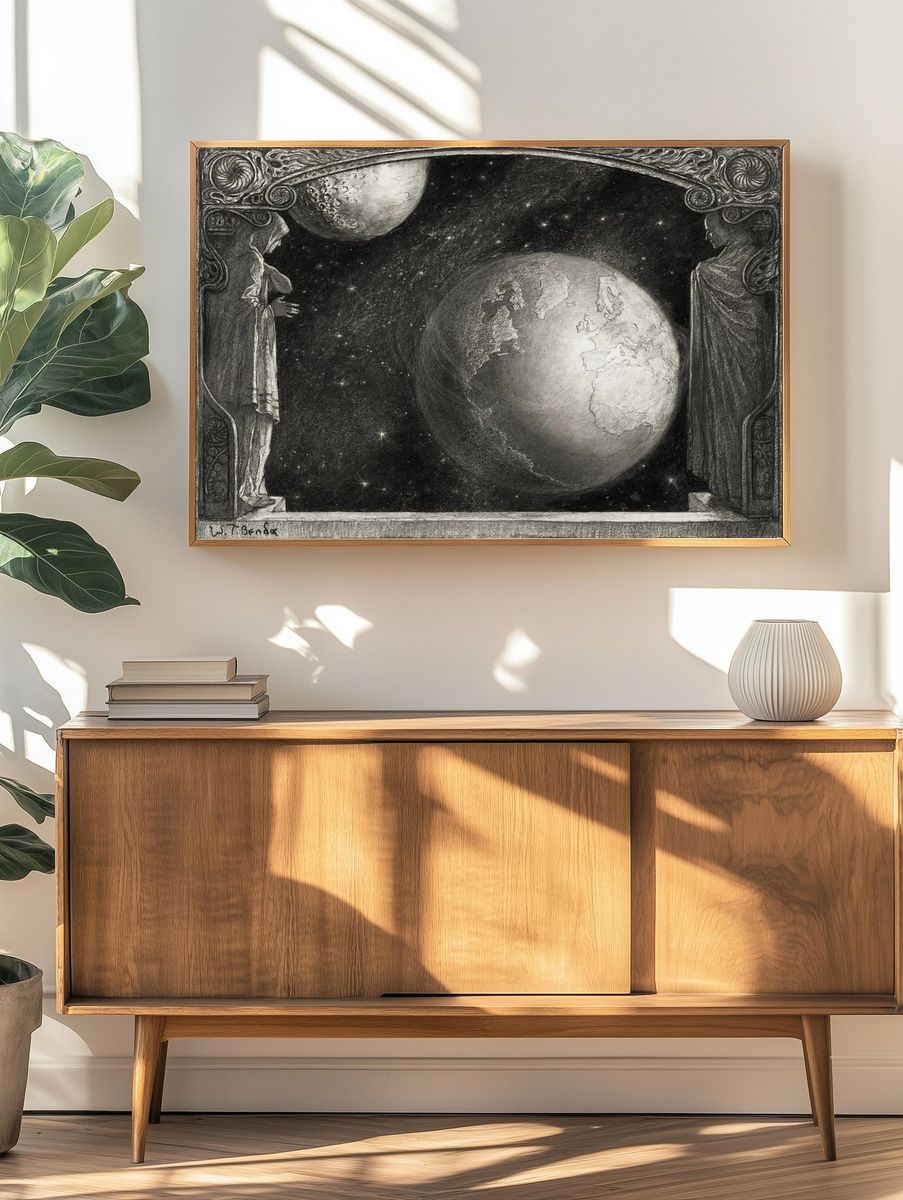 Earth Milky Way moon (1918). — room view 3