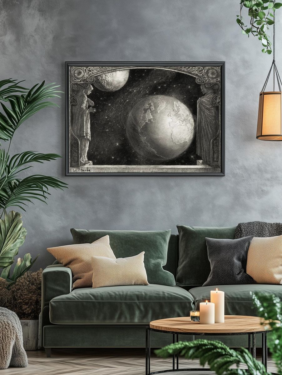 Earth Milky Way moon (1918). — room view 4