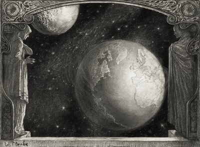Earth Milky Way moon (1918).