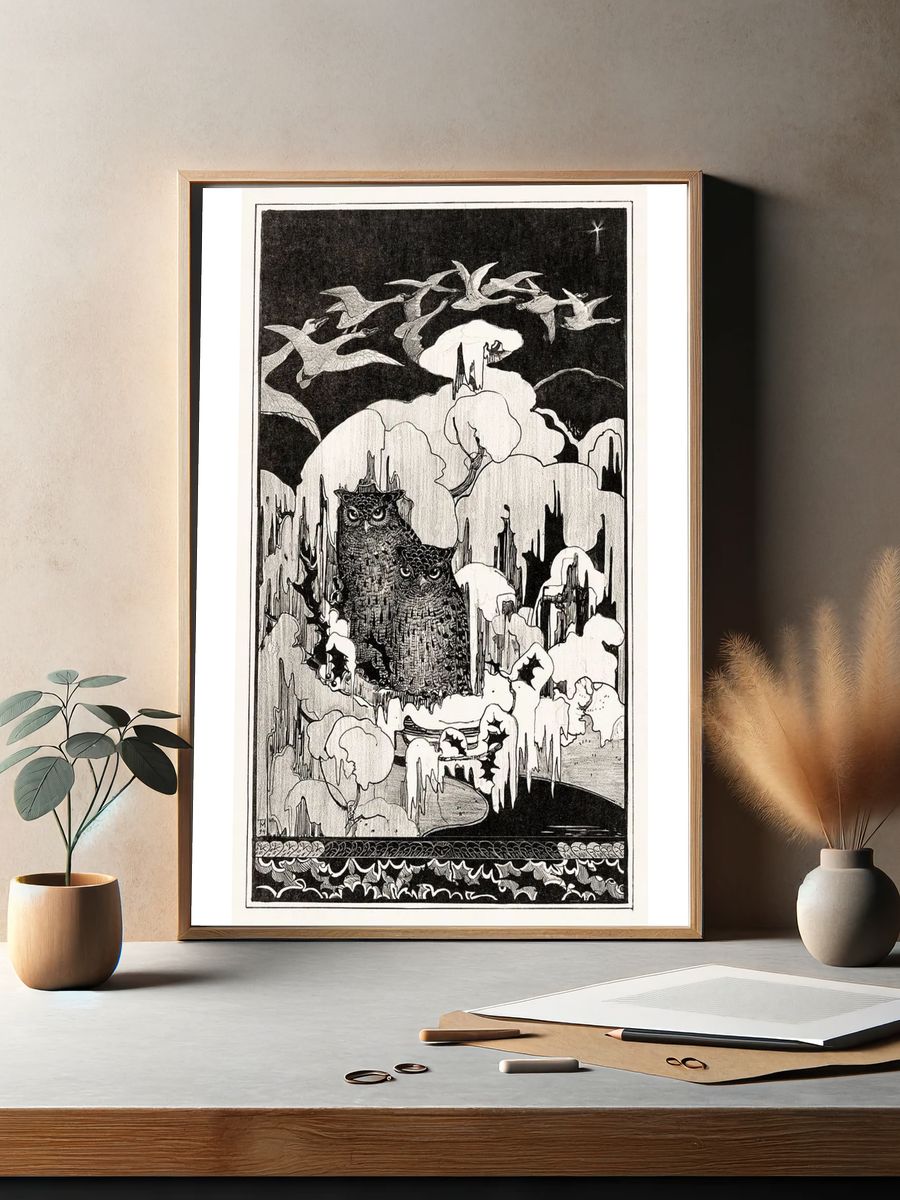 Kerstnacht (1894) print high resolution. — room view 2