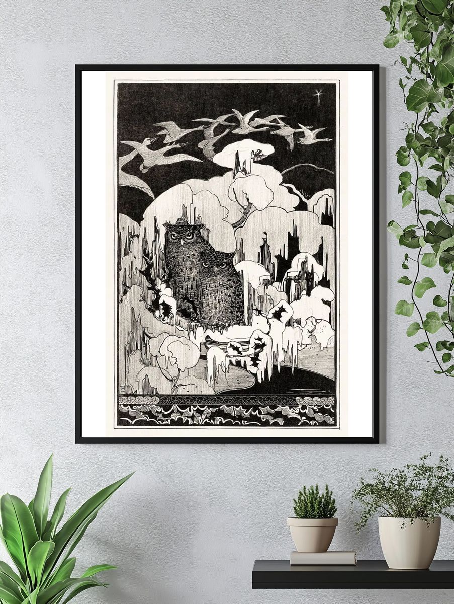 Kerstnacht (1894) print high resolution. — room view 4