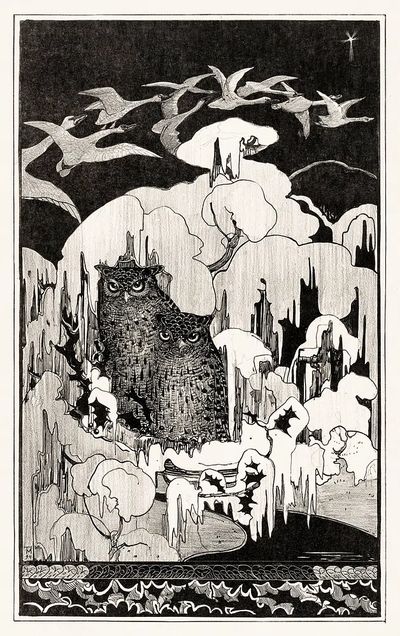 Kerstnacht (1894) print high resolution. poster print