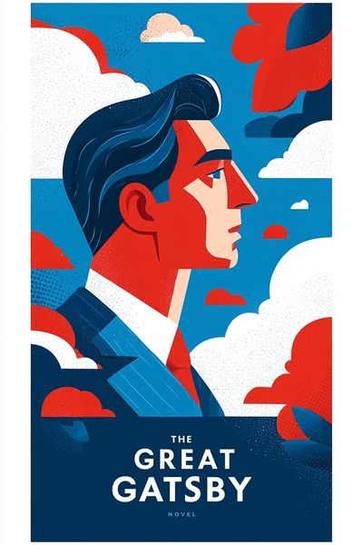 The Great Gatsby Illustration Poster. poster