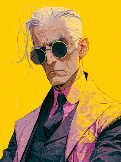 Stylized Portrait Poster. poster