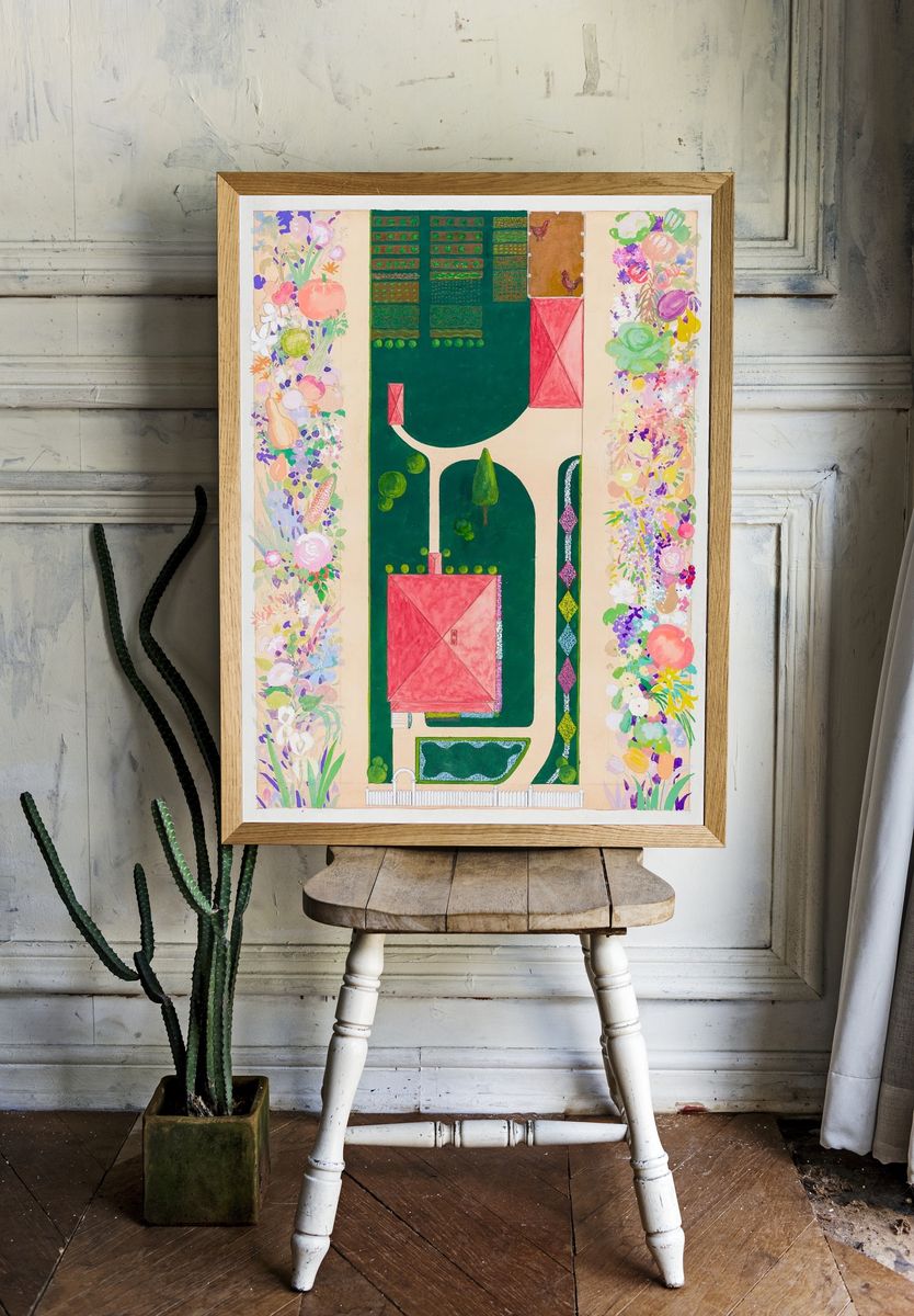 Samuel Harrison House Garden (1936). — room view 1