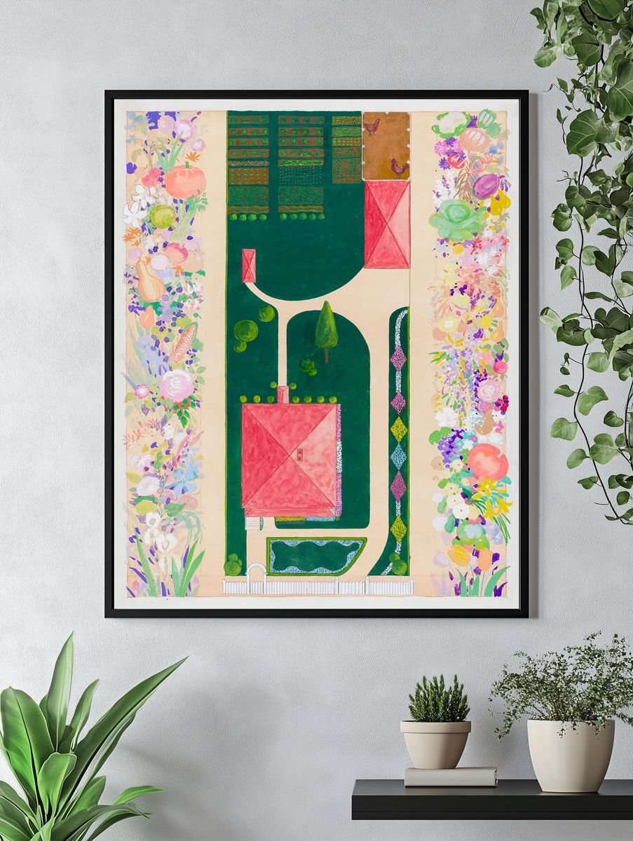 Samuel Harrison House Garden (1936). — room view 4
