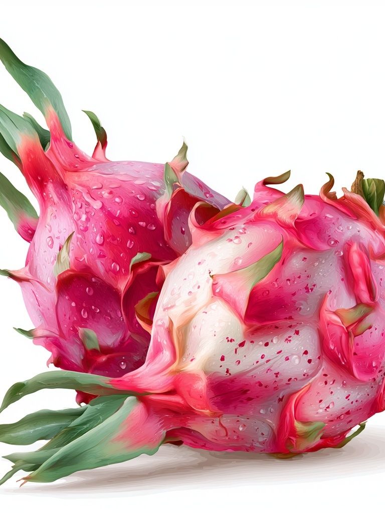Dragon Fruit Illustration Poster. poster — illustration art
