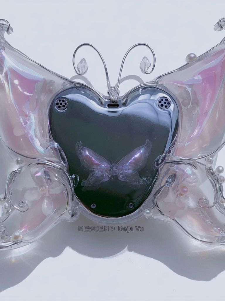 Butterfly Tech Sculpture Print. poster — illustration art