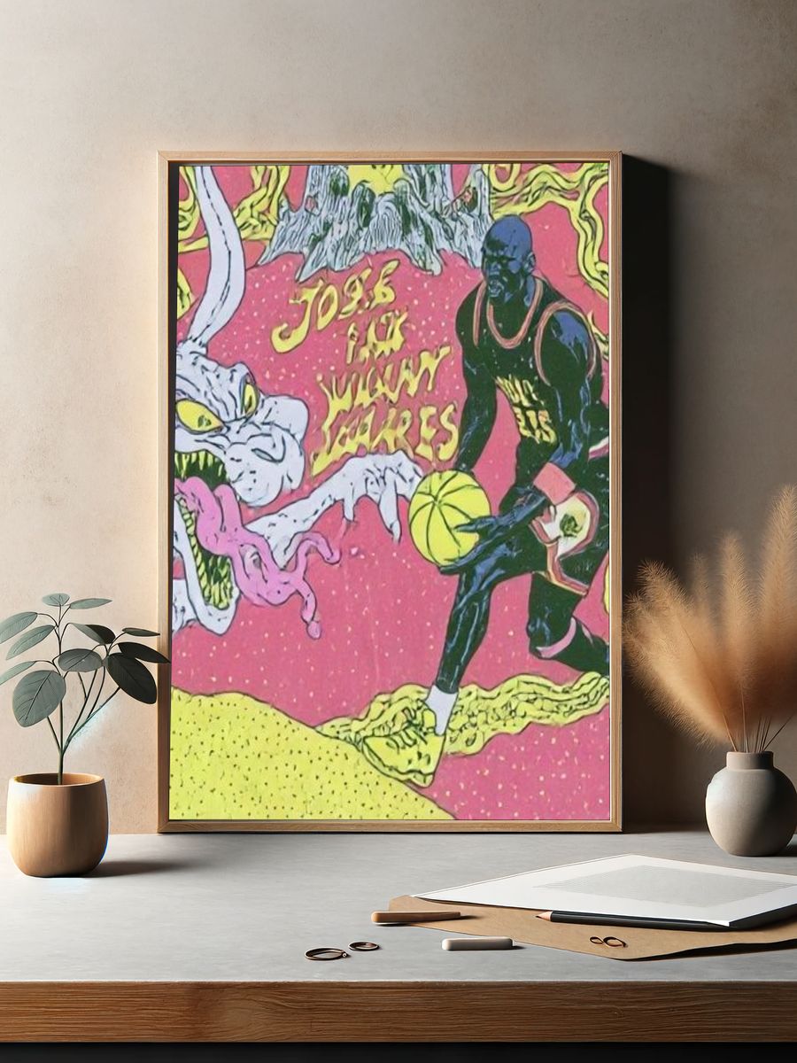 Space Jam Cartoon Poster. — room view 2