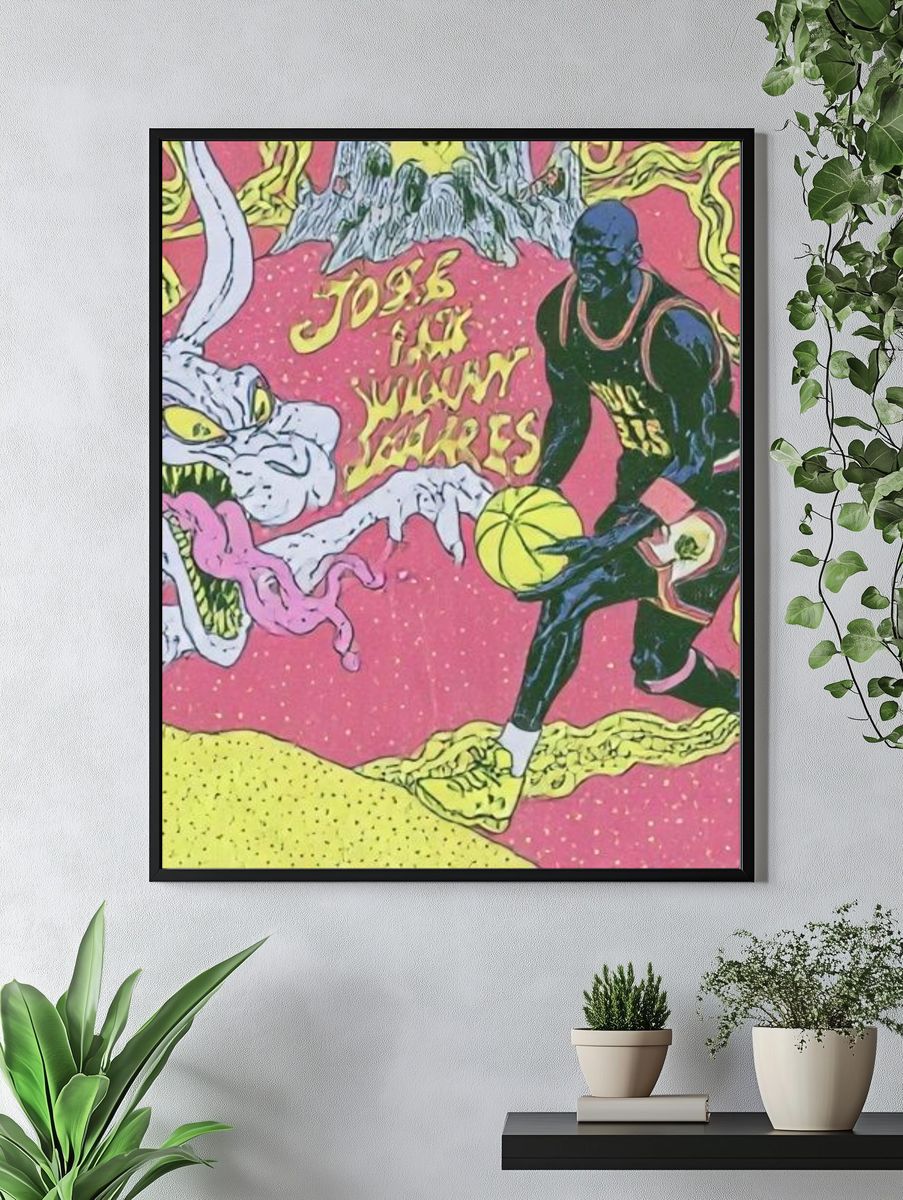 Space Jam Cartoon Poster. — room view 4
